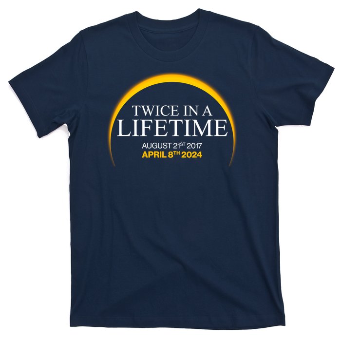 Twice In A Lifetime Total Solar Eclipse April 8 2024 T-Shirt