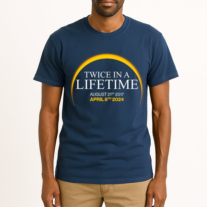 Twice In A Lifetime Total Solar Eclipse April 8 2024 Tall T-Shirt