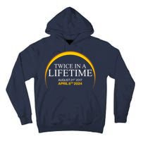 Twice In A Lifetime Total Solar Eclipse April 8 2024 Tall Hoodie