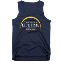 Twice In A Lifetime Total Solar Eclipse April 8 2024 Tank Top