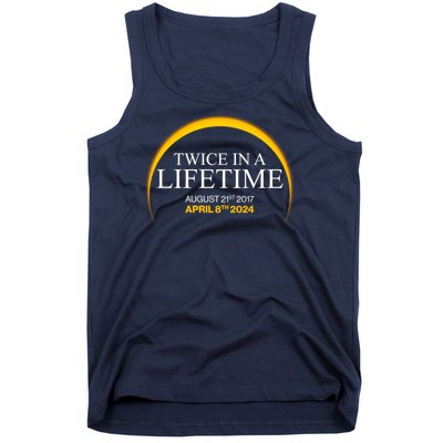 Twice In A Lifetime Total Solar Eclipse April 8 2024 Tank Top