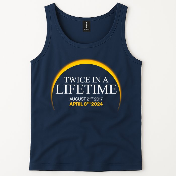 Twice In A Lifetime Total Solar Eclipse April 8 2024 Tank Top