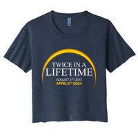 Twice In A Lifetime Total Solar Eclipse April 8 2024 Crop Top