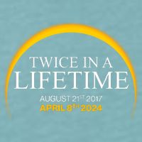 Twice In A Lifetime Total Solar Eclipse April 8 2024 Sueded Cloud Jersey T-Shirt