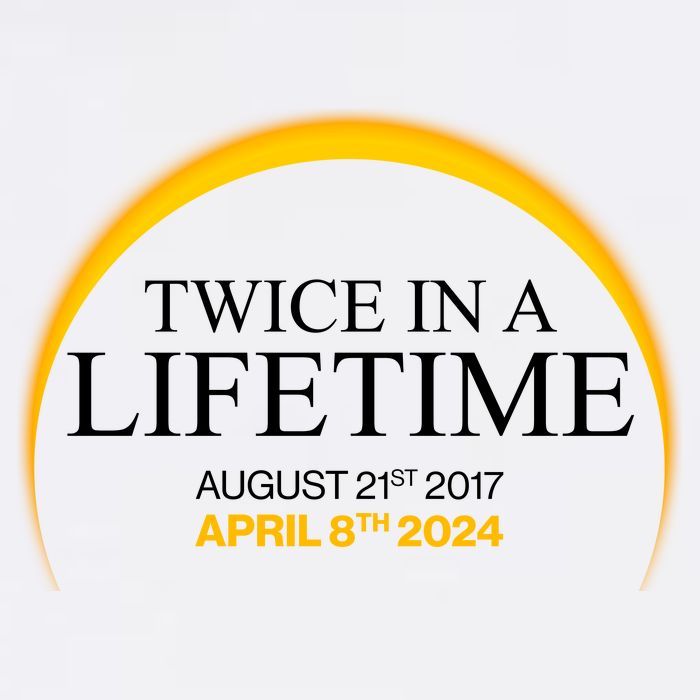 Twice In A Lifetime Total Solar Eclipse April 8 2024 Garment-Dyed Sweatshirt