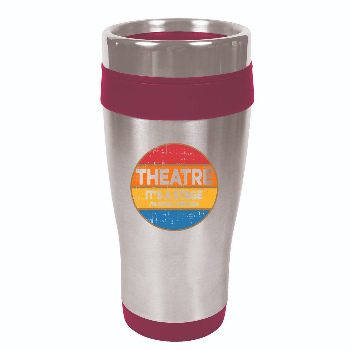 Theatre ItS A Stage IM Going Through Broadway Musical 16oz Travel Tumbler