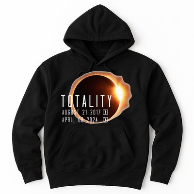 Twice in a Lifetime Totality Solar Eclipse 2017 & 2024 Hoodie