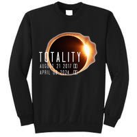 Twice in a Lifetime Totality Solar Eclipse 2017 & 2024 Sweatshirt