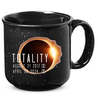 Twice in a Lifetime Totality Solar Eclipse 2017 & 2024 15oz Campfire Ceramic Mug