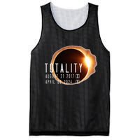 Twice in a Lifetime Totality Solar Eclipse 2017 & 2024 Mesh Reversible Basketball Jersey Tank