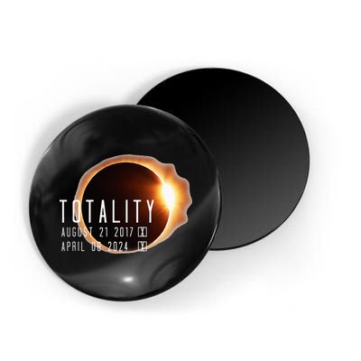 Twice in a Lifetime Totality Solar Eclipse 2017 & 2024 Magnet