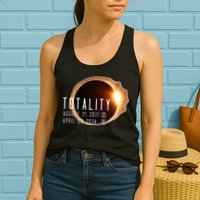 Twice in a Lifetime Totality Solar Eclipse 2017 & 2024 Womens Tank Top