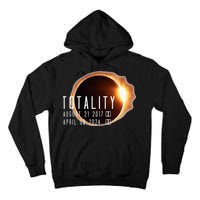 Twice in a Lifetime Totality Solar Eclipse 2017 & 2024 Tall Hoodie