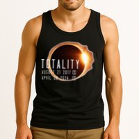 Twice in a Lifetime Totality Solar Eclipse 2017 & 2024 Tank Top