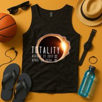 Twice in a Lifetime Totality Solar Eclipse 2017 & 2024 Tank Top