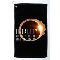 Twice in a Lifetime Totality Solar Eclipse 2017 & 2024 Golf Towel
