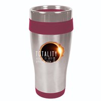 Twice in a Lifetime Totality Solar Eclipse 2017 & 2024 16oz Travel Tumbler