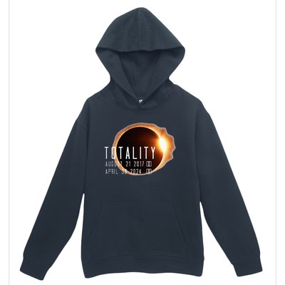 Twice in a Lifetime Totality Solar Eclipse 2017 & 2024 Urban Pullover Hoodie