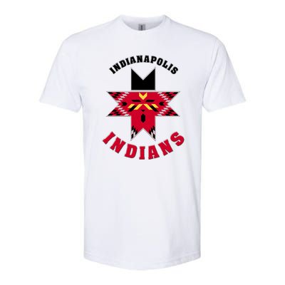 The Indians At Indianapolis Cool Vector Design Softstyle® CVC T-Shirt