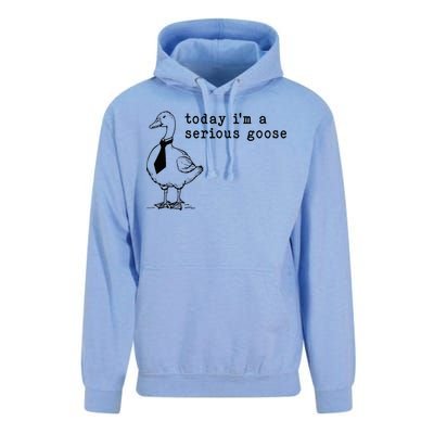 Today IM A Serious Goose Unisex Surf Hoodie