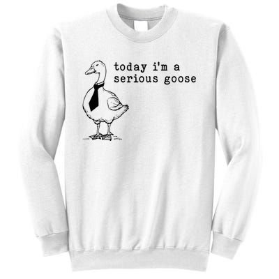 Today IM A Serious Goose Sweatshirt