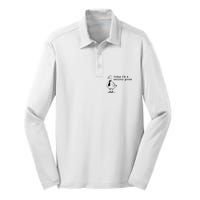 Today IM A Serious Goose Silk Touch Performance Long Sleeve Polo