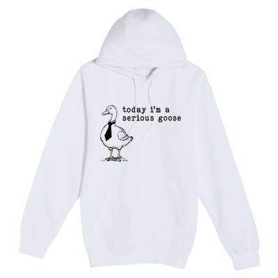 Today IM A Serious Goose Premium Pullover Hoodie