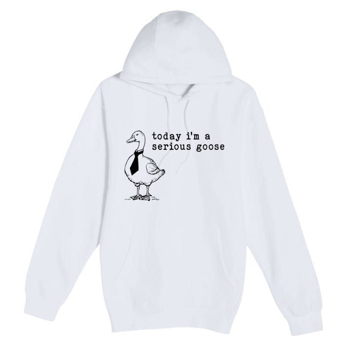 Today IM A Serious Goose Premium Pullover Hoodie