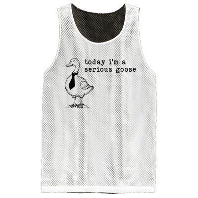 Today IM A Serious Goose Mesh Reversible Basketball Jersey Tank