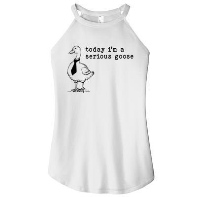 Today IM A Serious Goose Women’s Perfect Tri Rocker Tank