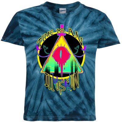 Time Is An Illusion Kids Tie-Dye T-Shirt