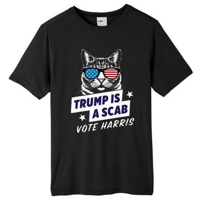 Trump Is A Scab Vote Harris 2024 Tall Fusion ChromaSoft Performance T-Shirt