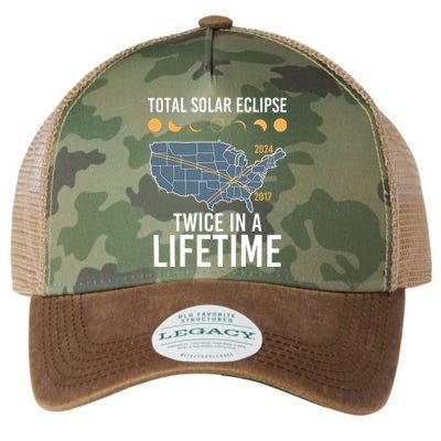 Twice In A Lifetime Solar Eclipse 2024 Total Eclipse Legacy Tie Dye Trucker Hat