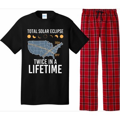 Twice In A Lifetime Solar Eclipse 2024 Total Eclipse Pajama Set