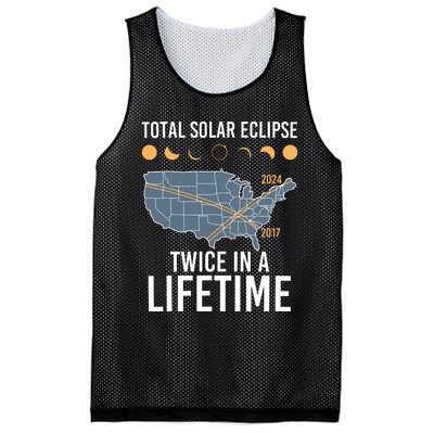 Twice In A Lifetime Solar Eclipse 2024 Total Eclipse Mesh Reversible Basketball Jersey Tank