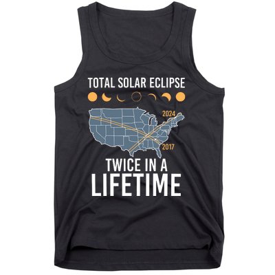 Twice In A Lifetime Solar Eclipse 2024 Total Eclipse Tank Top