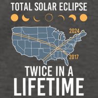 Twice In A Lifetime Solar Eclipse 2024 Total Eclipse Vector Backpack