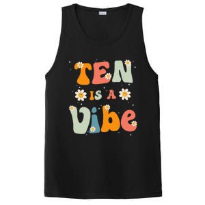 Ten Is A Vibe 10th Birthday Party 10 Ten Year Old Decor PosiCharge Competitor Tank