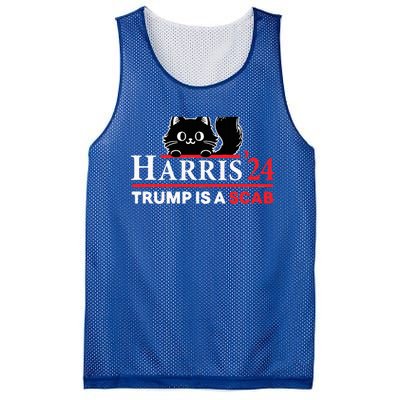 Trump Is A Scab Vote Harris Funny Harris Kamala Trump Mesh Reversible Basketball Jersey Tank