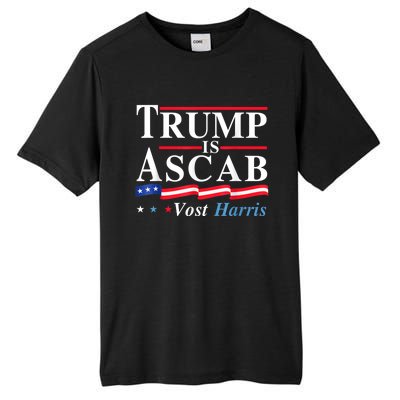 Trump Is A Scab Vote Harris Walz 2024 Tall Fusion ChromaSoft Performance T-Shirt