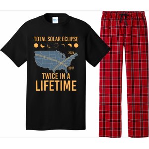 Twice In A Lifetime Solar Eclipse 2024 Total Eclipse Pajama Set