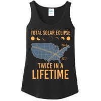 Twice In A Lifetime Solar Eclipse 2024 Total Eclipse Ladies Essential Tank