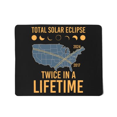 Twice In A Lifetime Solar Eclipse 2024 Total Eclipse Mousepad