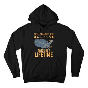 Twice In A Lifetime Solar Eclipse 2024 Total Eclipse Tall Hoodie