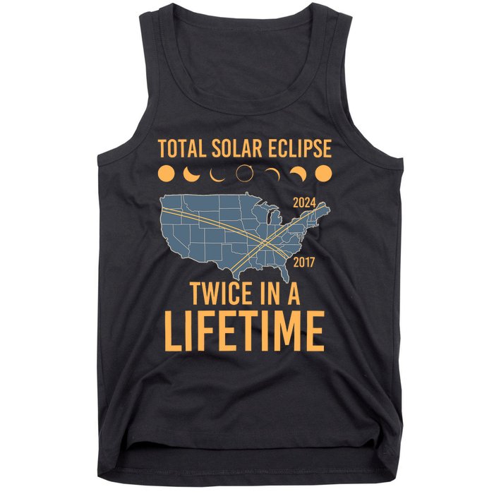 Twice In A Lifetime Solar Eclipse 2024 Total Eclipse Tank Top