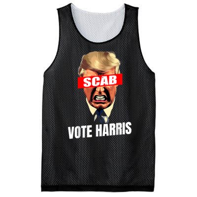 Trump Is A Scab Vote Kamala Harris 2024 Harris Walz 2024 Mesh Reversible Basketball Jersey Tank