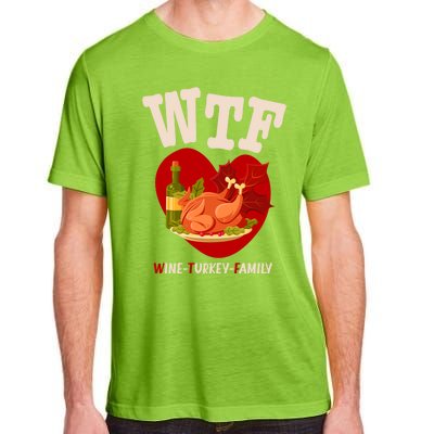 Thanksgiving Is A Turkey And Family Gift Adult ChromaSoft Performance T-Shirt