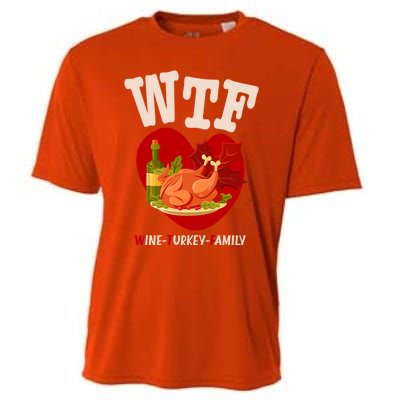 Thanksgiving Is A Turkey And Family Gift Cooling Performance Crew T-Shirt