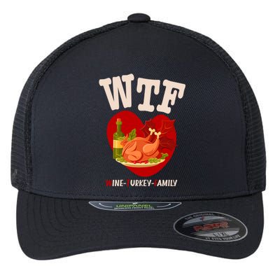 Thanksgiving Is A Turkey And Family Gift Flexfit Unipanel Trucker Cap