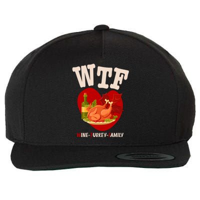 Thanksgiving Is A Turkey And Family Gift Wool Snapback Cap